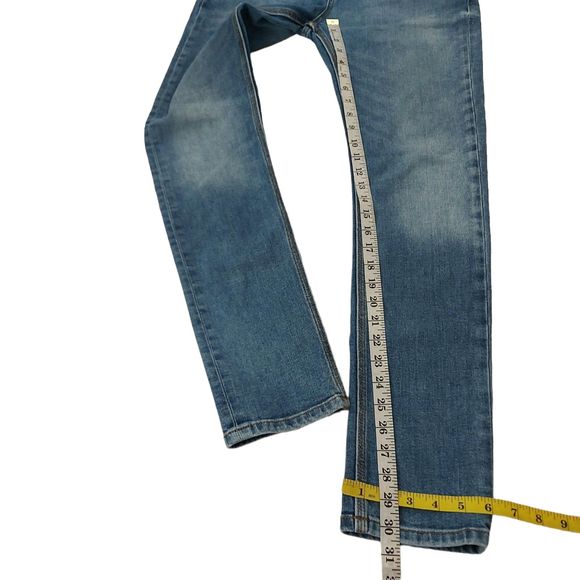 Zara Man Jeans Premium Denim Mens 31x30 Blue Skinny Stretch Cotton Blend - Picture 9 of 11